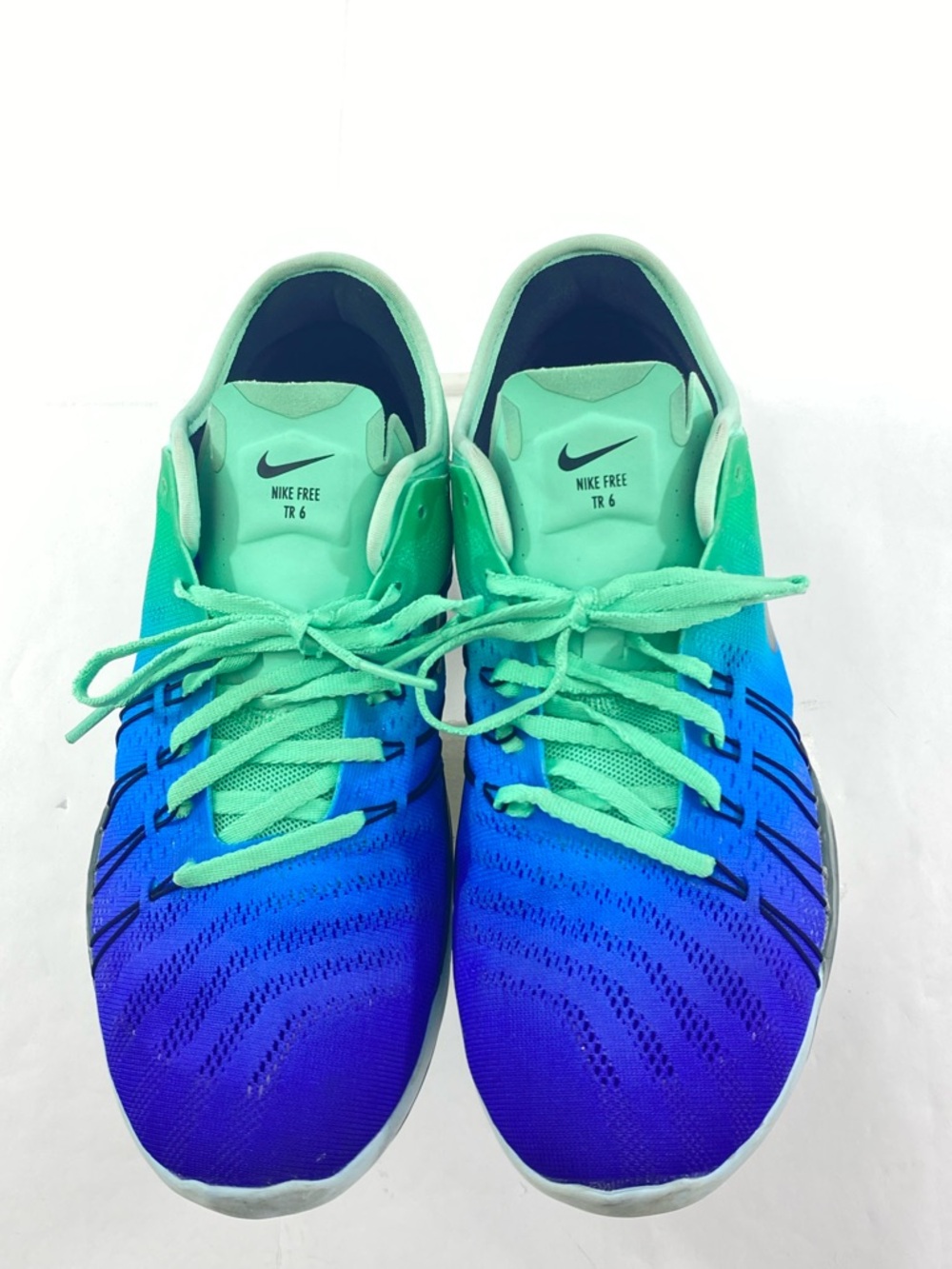 Nike Free TR 6 Spectrum Running Trainers 849804-300 Teal / Blue Women’s Size:7.5 - Picture 4 of 16